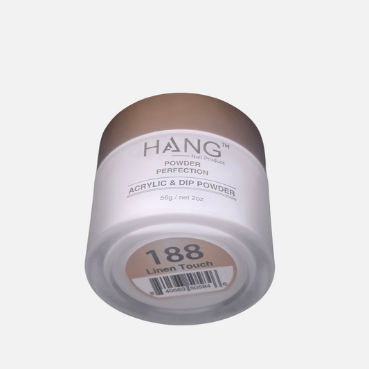 Beauty Zone Nail Supply Hang 188 Linen Touch acrylic and dip powder jar from the Winter Lights Collection