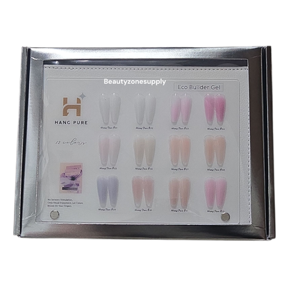Hang Eco Builder Gel 12 Color 15g in Jar Set