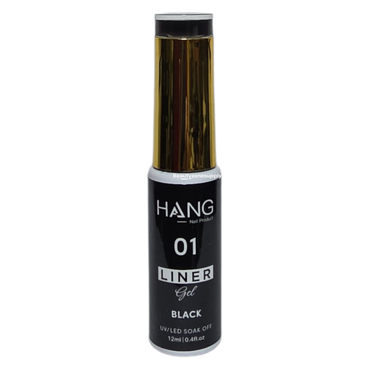 Hang Gel Nail Art Designer Liner Gel Black 0.4 fl oz #1