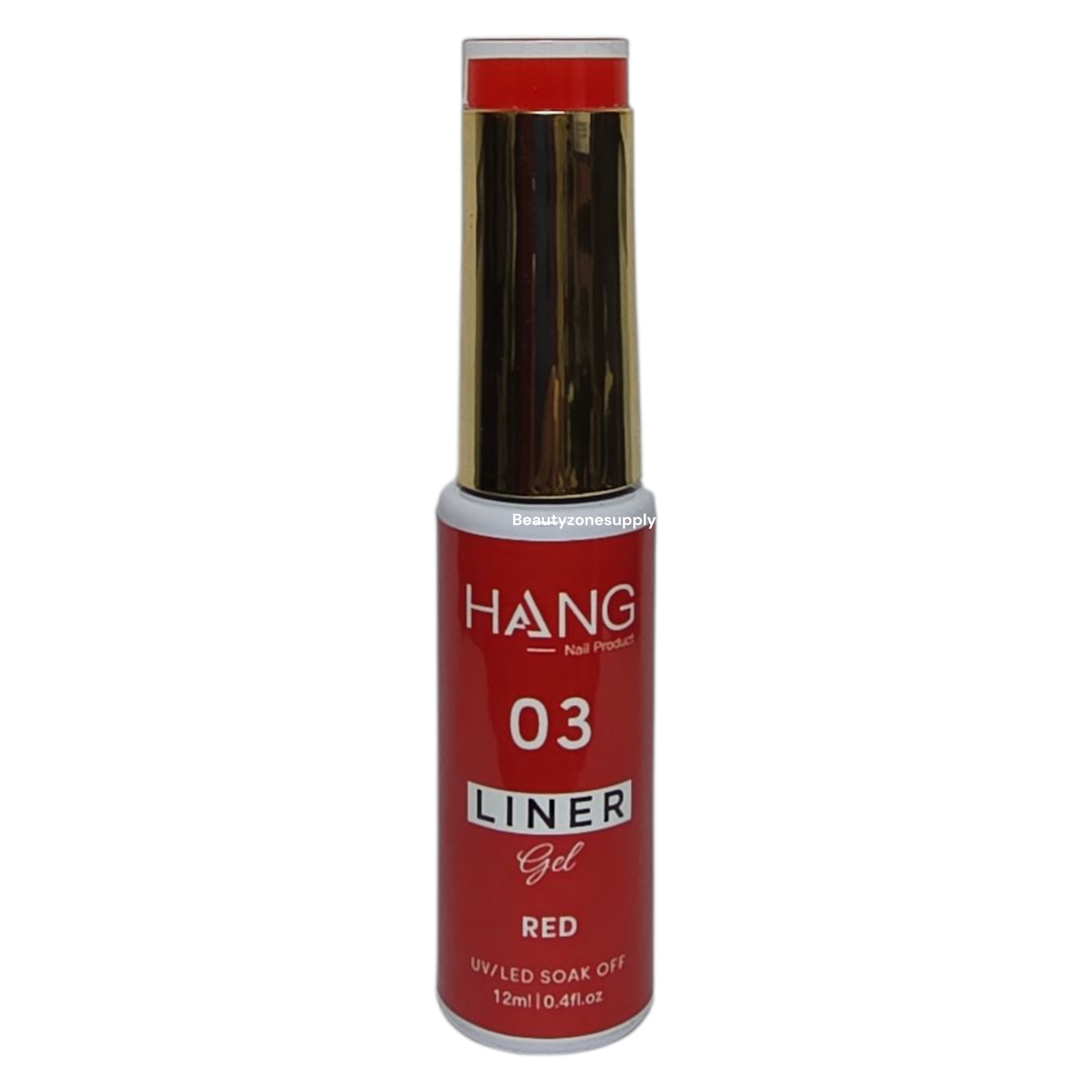 Hang Gel Nail Art Designer Liner Gel Red 0.4 fl oz #3