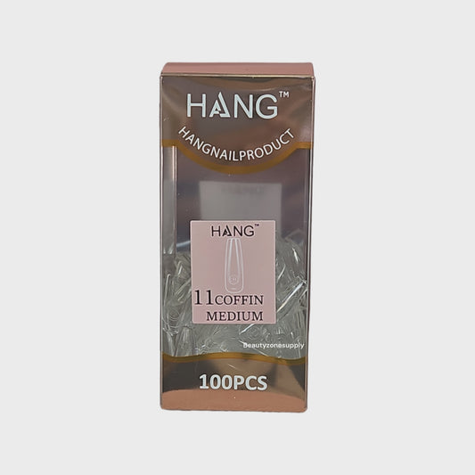 Hang Gel x Tips Premium 100 pc Refill Box Coffin Medium