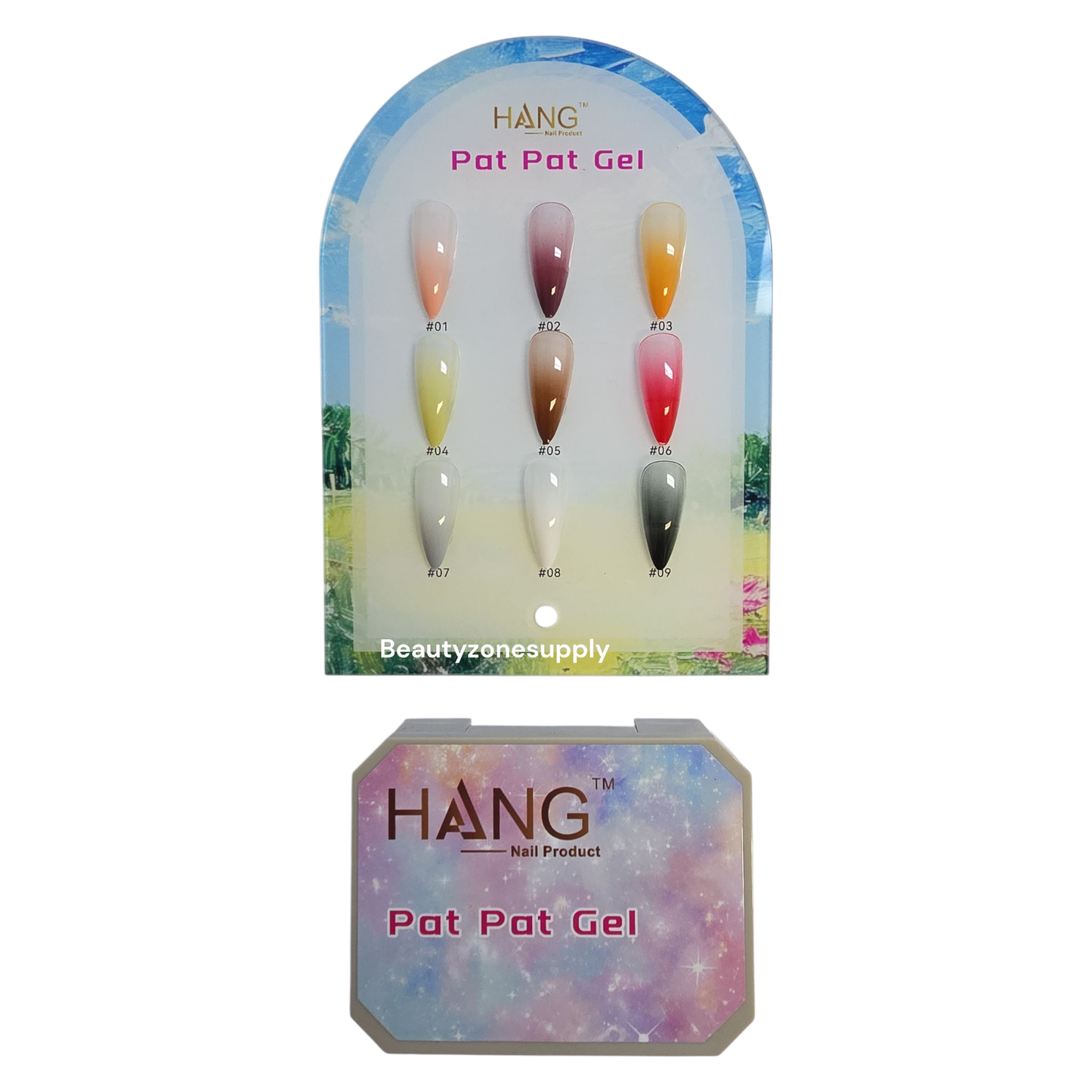 Hang Molding Gel Pat Pat Pat Set 6 Colors A