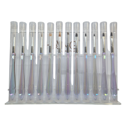 Hang Nail Art Brush Design Gel plastic handle
