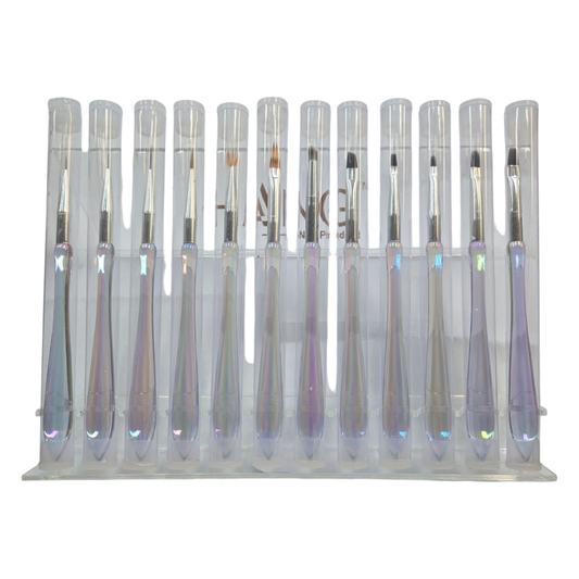 Hang Nail Art Brush Design Gel plastic handle