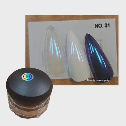 Hang New Chrome Effects Powder Glass Chrome Jar #31 - BeautyzoneNailSupply