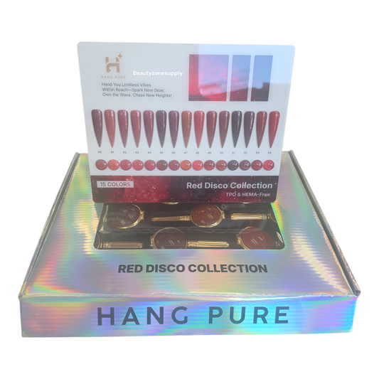Hang Pure Gel Red Disco Collection Set – 15 Bottles