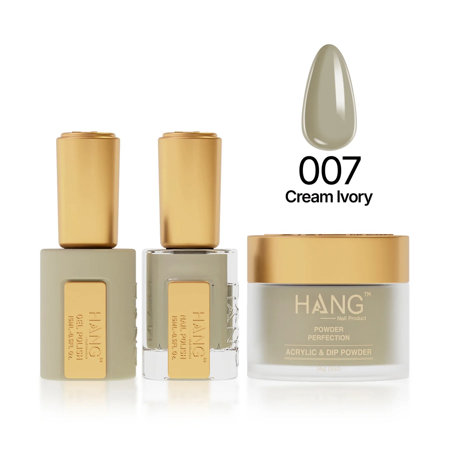 Hang 4 in 1 Premium 007 Cream Ivory