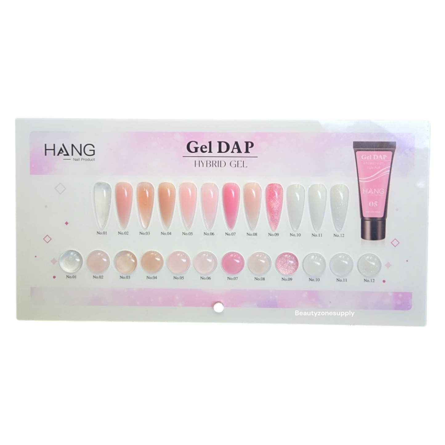 Hang Easy Tap Hybrid Gel UV/LED set 12 tube 60 mL new