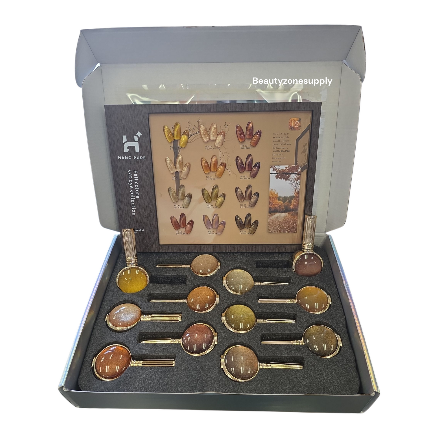 Hang Fall colors cat eye collection set 12 color