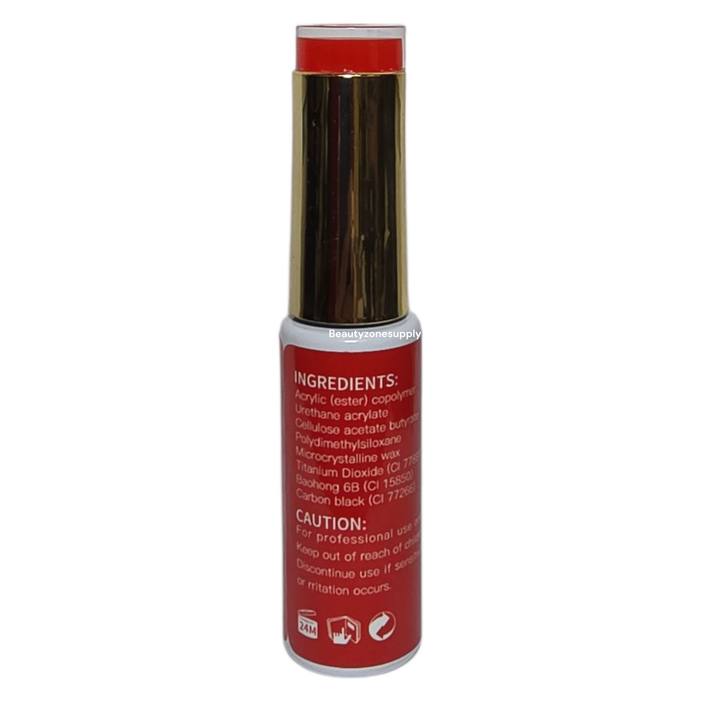Hang Gel Nail Art Designer Liner Gel Red 0.4 fl oz #3