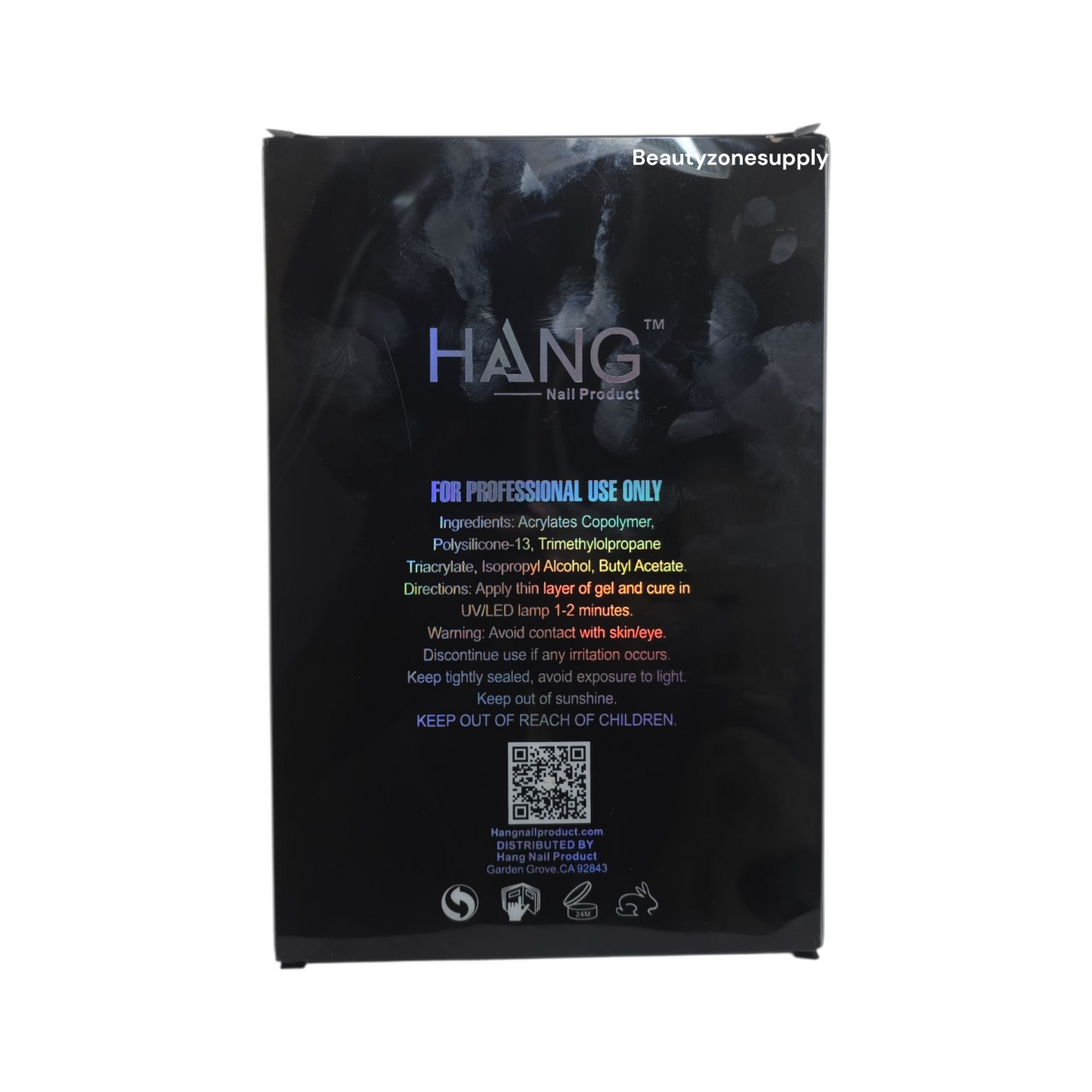 Hang Gel x Tip Press On Extend Gel Refill 8 oz And 4 bottle 0.5 oz