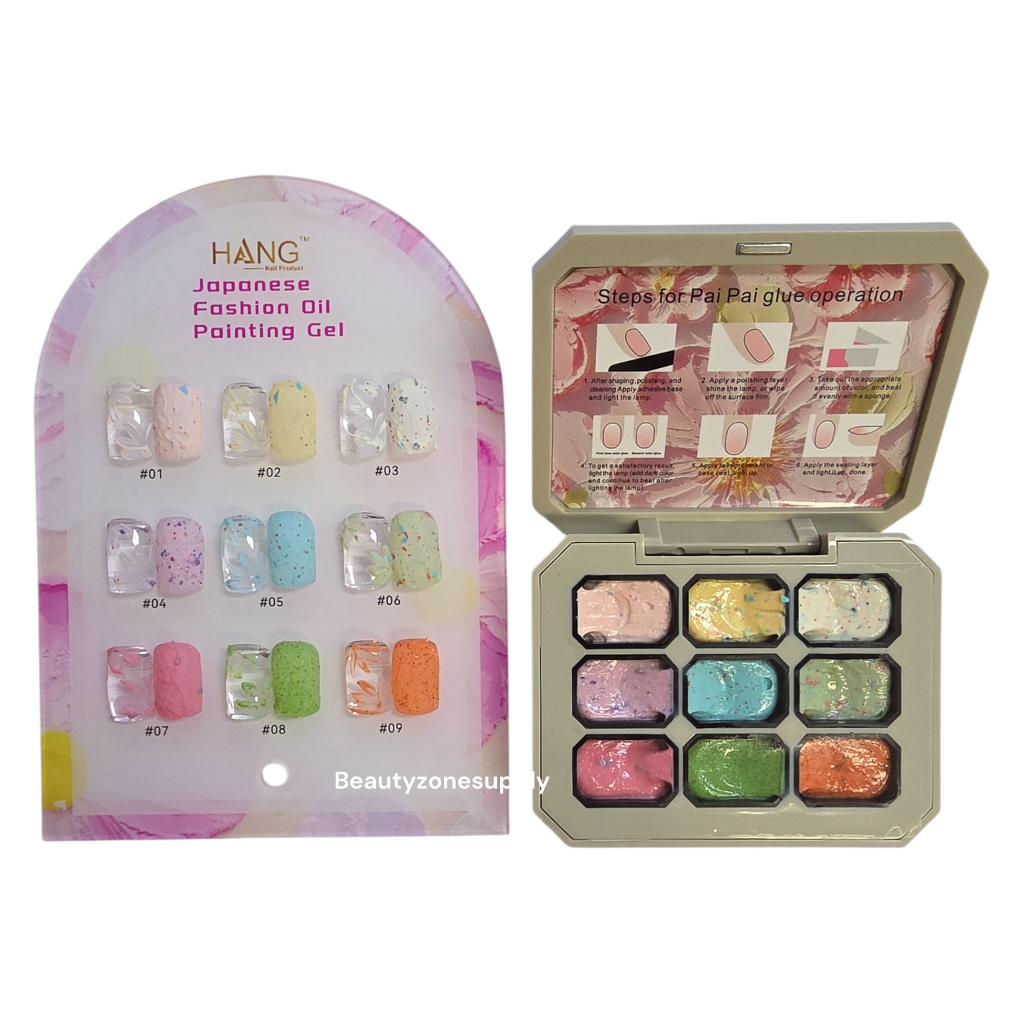 Hang Japanese Fashion Oil Painting Gel Set of 6 Colors