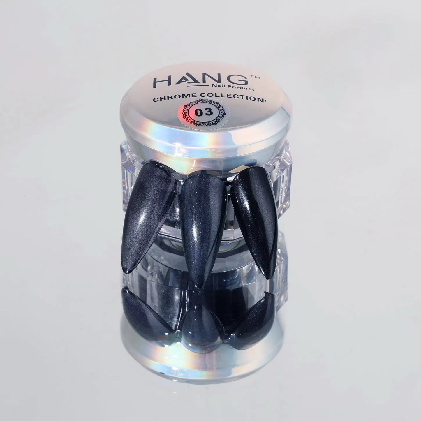 Hang New Chrome Effects Powder Black Chrome Jar #03