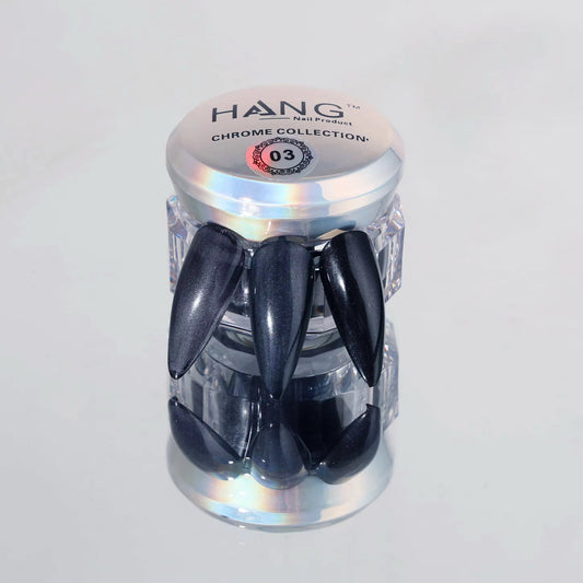Hang New Chrome Effects Powder Black Chrome Jar #03