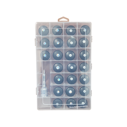 Hang New Chrome Effects Powder Chrome Set 24 Jar Free Base Chrome