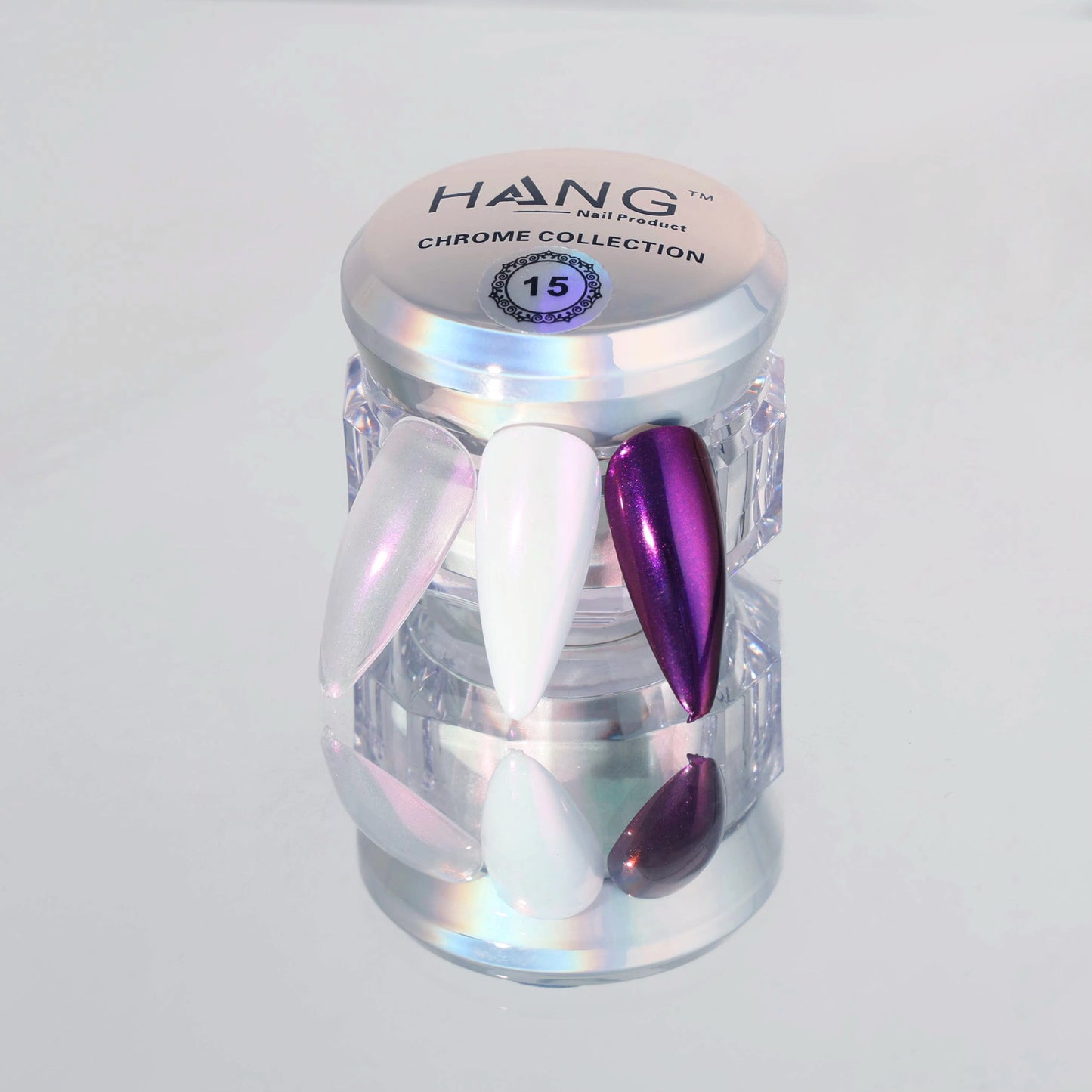 Hang New Chrome Effects Powder Fuchsica Pearl Jar #15