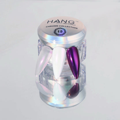 Hang New Chrome Effects Powder Fuchsica Pearl Jar #15