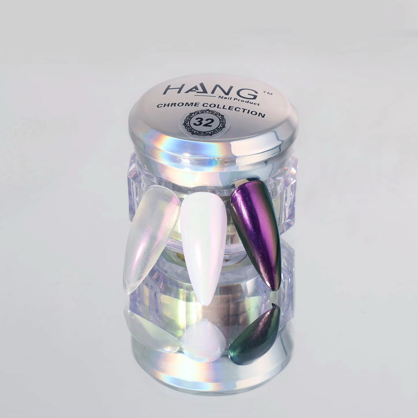 Hang New Chrome Effects Powder Glass Chrome Jar #32