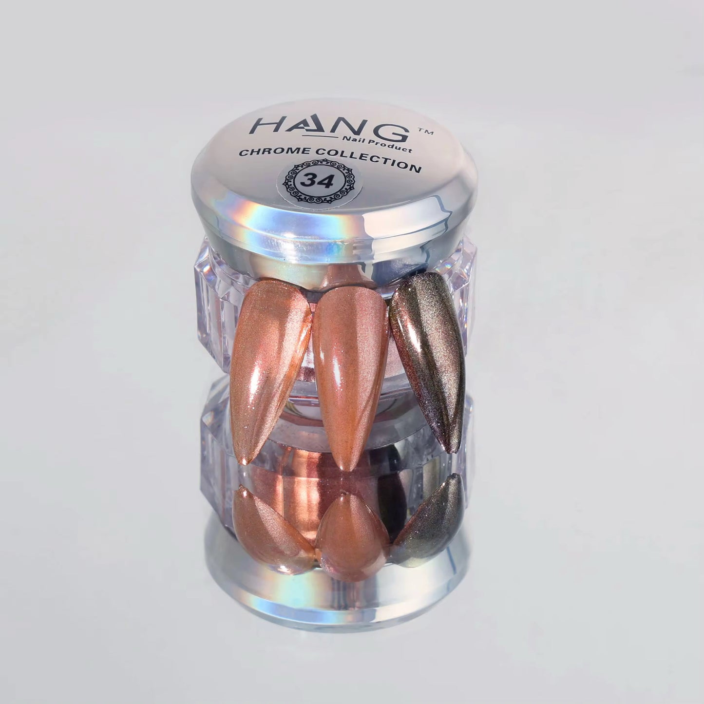 Hang New Chrome Effects Powder Glass Chrome Jar #34