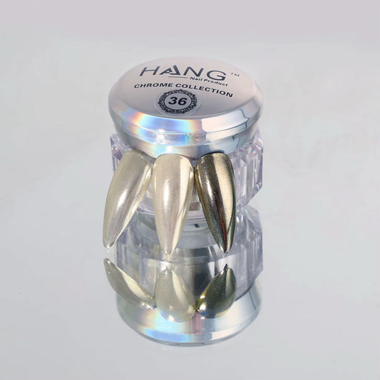 Hang New Chrome Effects Powder Glass Chrome Jar #36