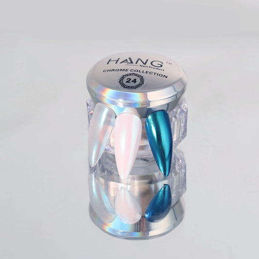 Hang New Chrome Effects Powder Green Pearl Jar #24