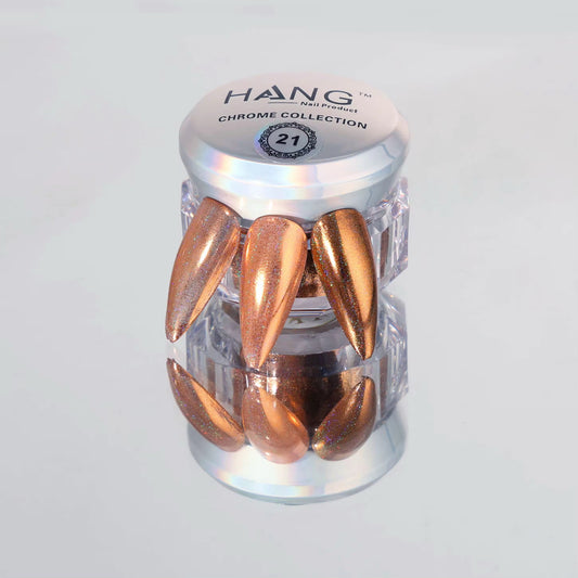 Hang New Chrome Effects Powder Holo Copper Jar #21
