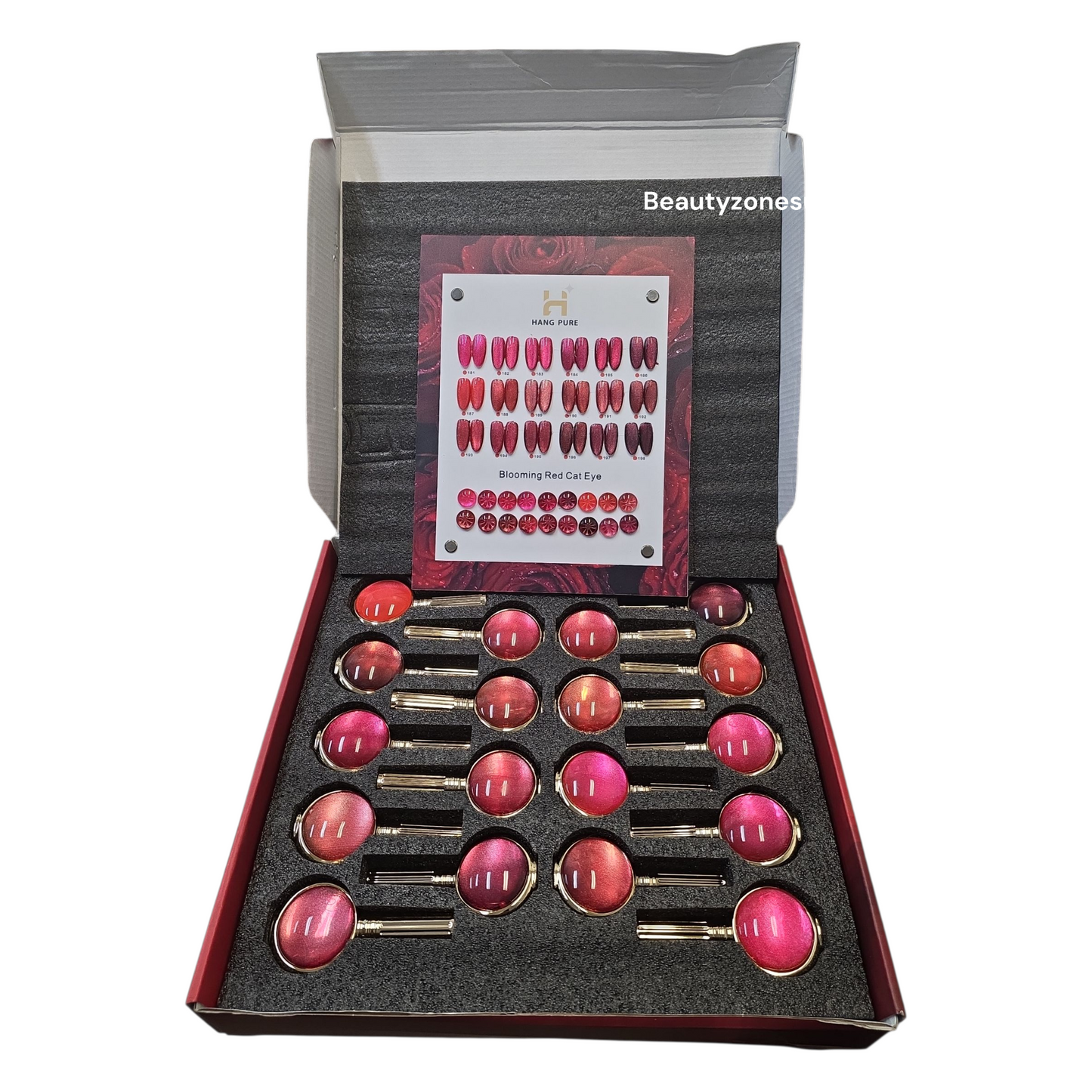 Hang Pure Gel Bloomin Red Cat Eye Colors Set – 18 Bottles