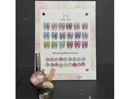 Hang Pure Gel Blooming Rose Cat Eye Colors Set – 18 Bottles