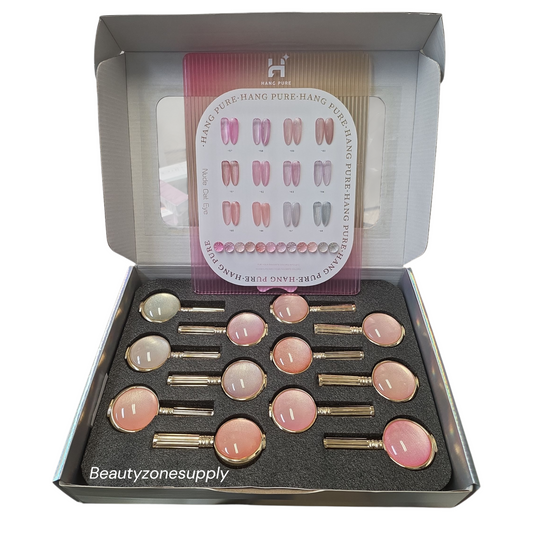 Hang Pure Soak of Gel Nude Cat Eye Collection 12 Colors