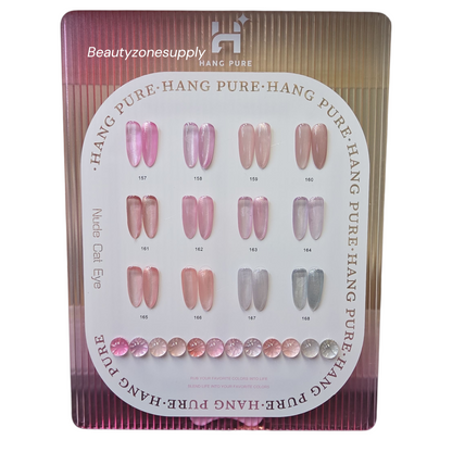 Hang Pure Soak of Gel Nude Cat Eye Collection 12 Colors