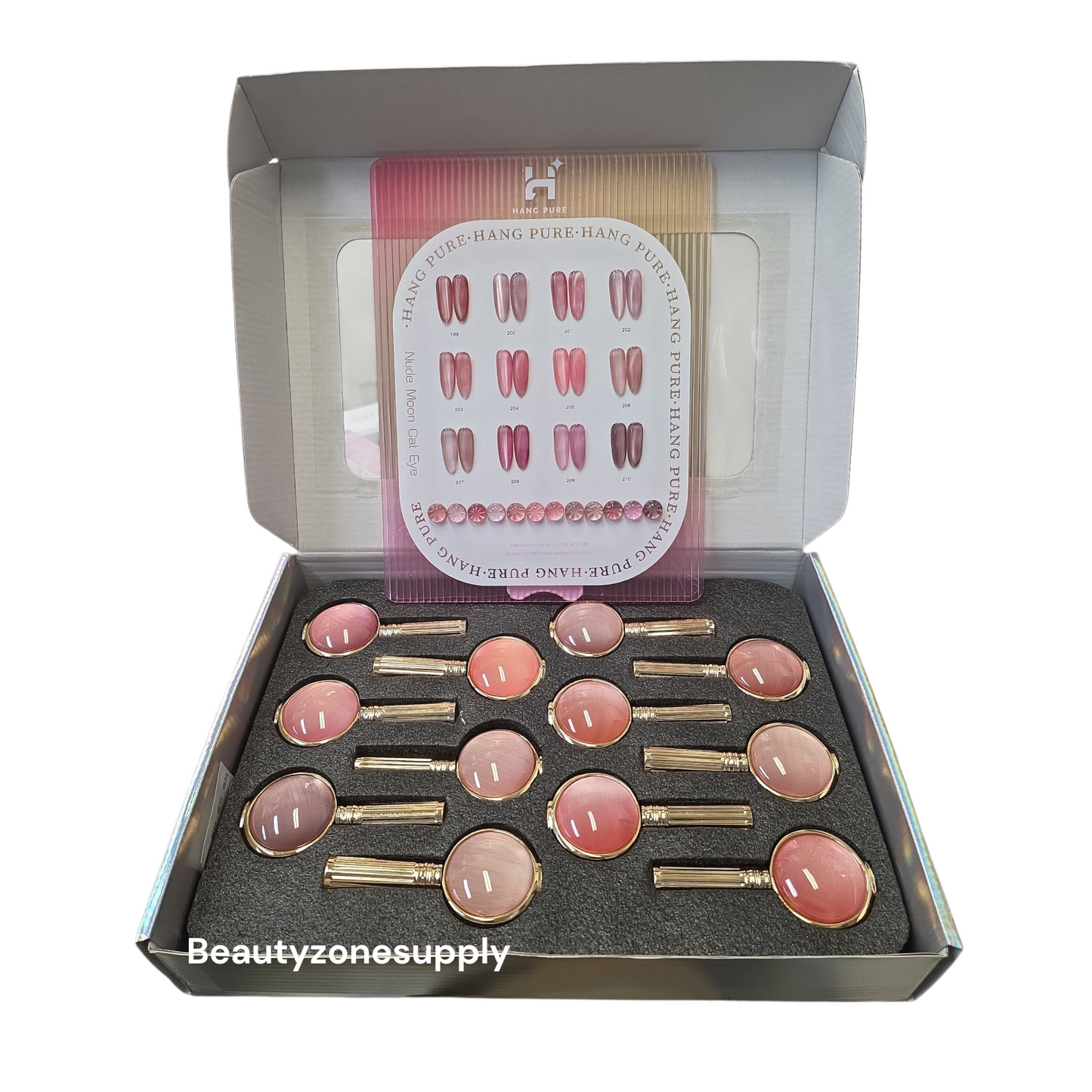 Hang Pure Soak of Gel Nude Moon Cat Eye Collection 12 Colors