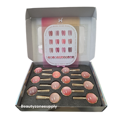 Hang Pure Soak of Gel Nude Moon Cat Eye Collection 12 Colors