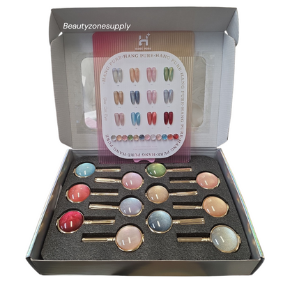 Hang Pure Soak of Gel Star Cat Eye Collection 12 Colors