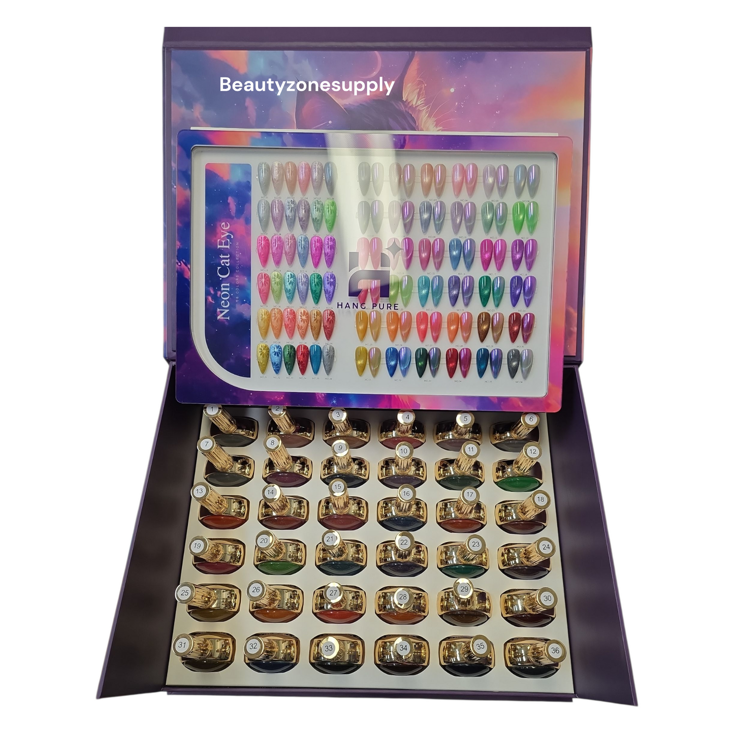 Hang Soak-Off Gel – Neon Cat Eye Collection 36 Colors