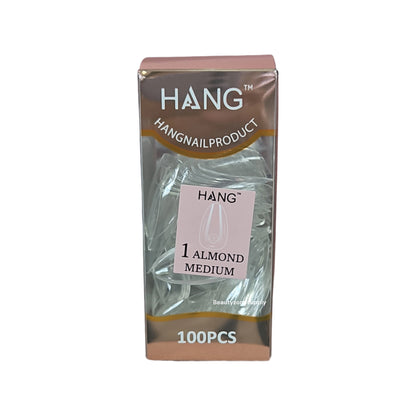Hang Gel x Tips Premium 100 pc Refill Box Almond Medium
