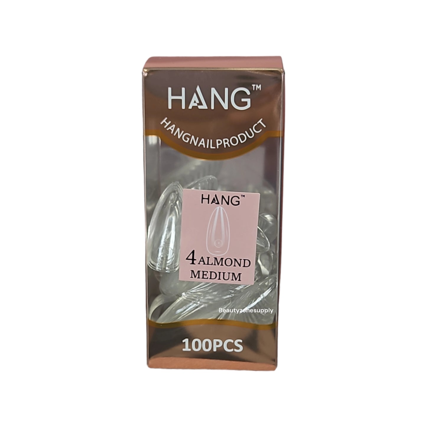 Hang Gel x Tips Premium 100 pc Refill Box Almond Medium