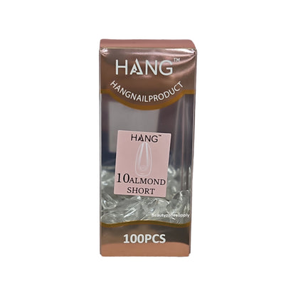 Hang Gel x Tips Premium 100 pc Refill Box Almond Short