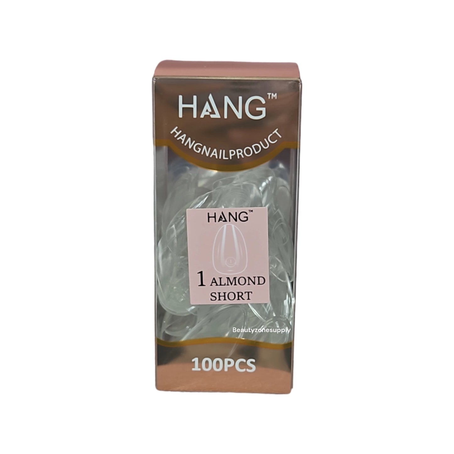 Hang Gel x Tips Premium 100 pc Refill Box Almond Short