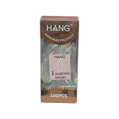 Hang Gel x Tips Premium 100 pc Refill Box Almond Short