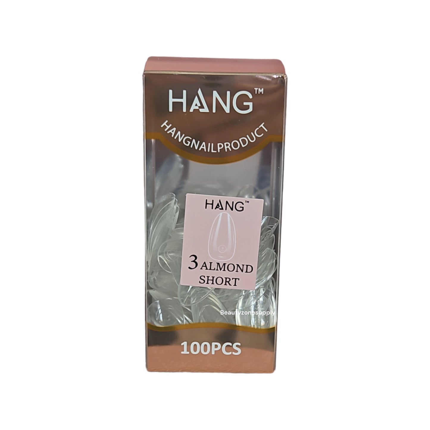 Hang Gel x Tips Premium 100 pc Refill Box Almond Short
