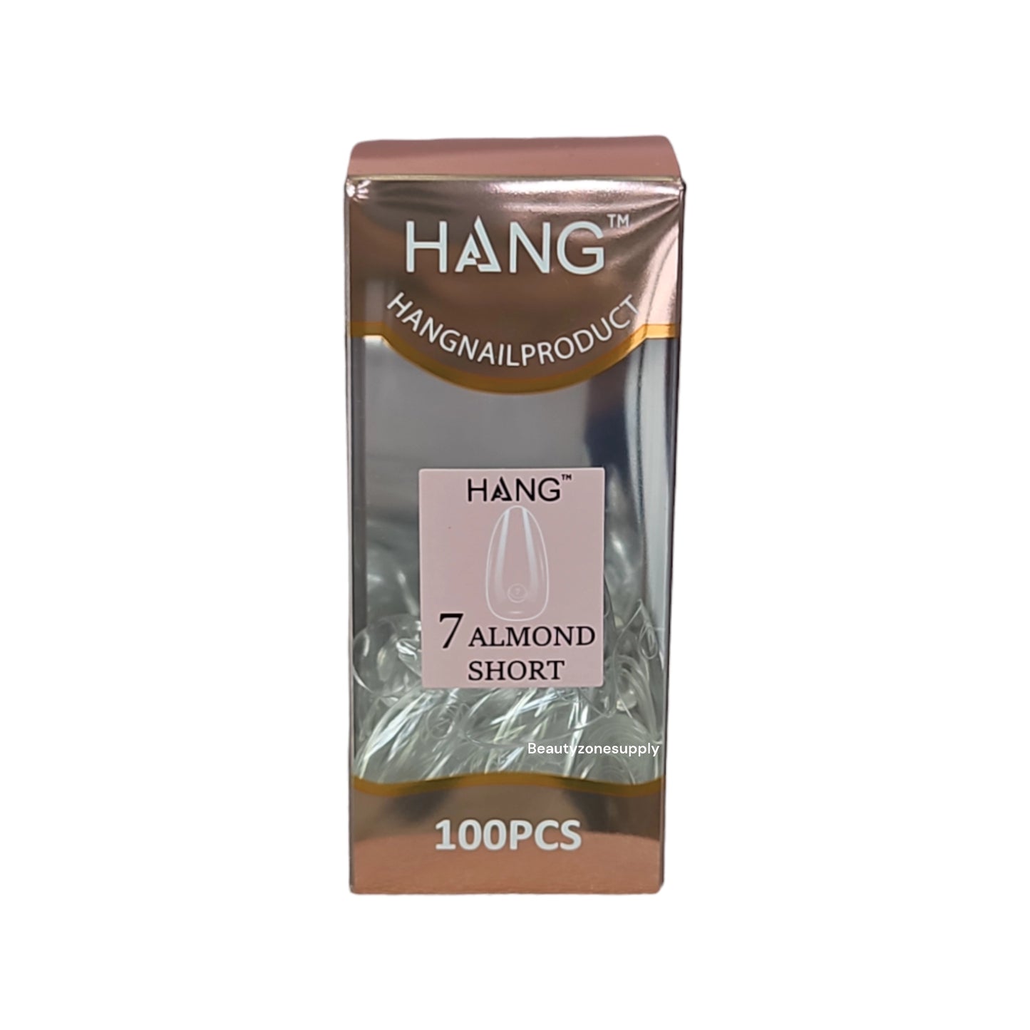 Hang Gel x Tips Premium 100 pc Refill Box Almond Short