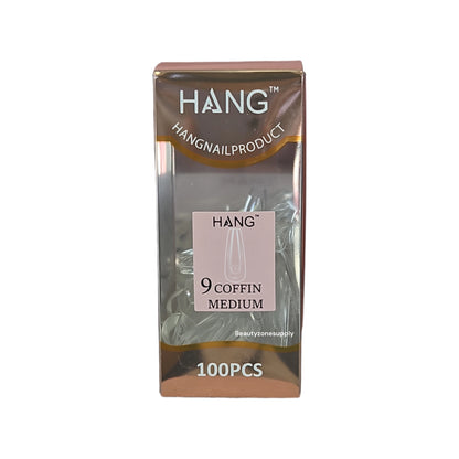 Hang Gel x Tips Premium 100 pc Refill Box Coffin Medium