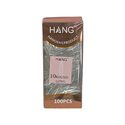 Hang Gel x Tips Premium 100 pc Refill Box Round Long
