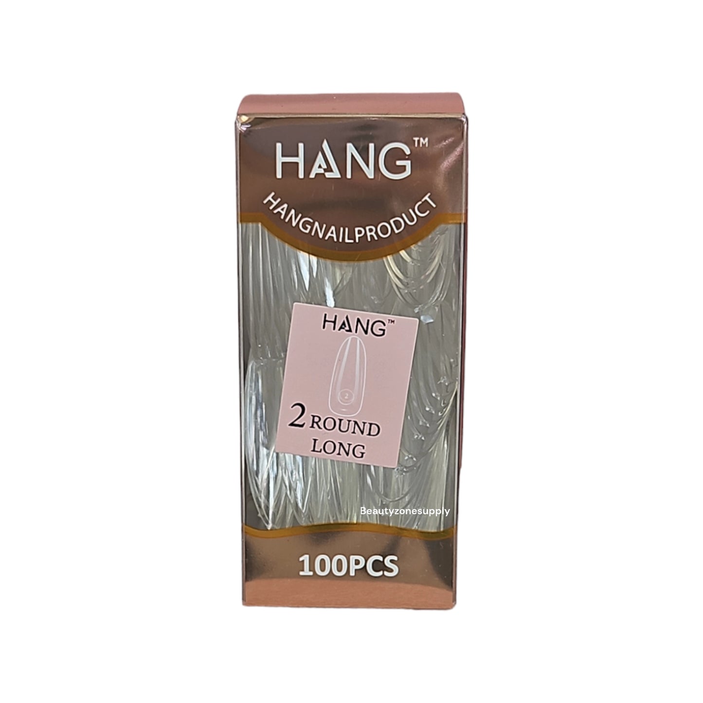 Hang Gel x Tips Premium 100 pc Refill Box Round Long