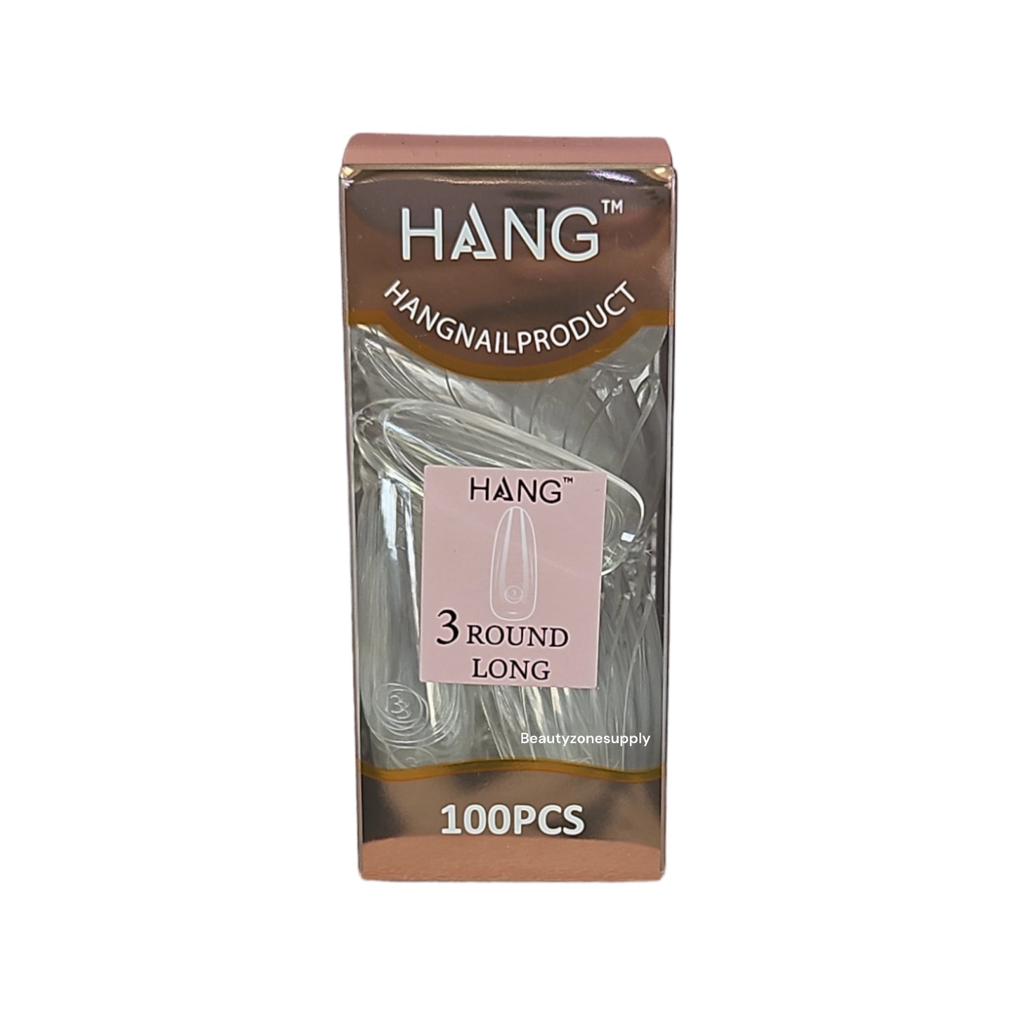 Hang Gel x Tips Premium 100 pc Refill Box Round Long