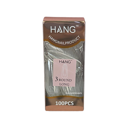 Hang Gel x Tips Premium 100 pc Refill Box Round Long