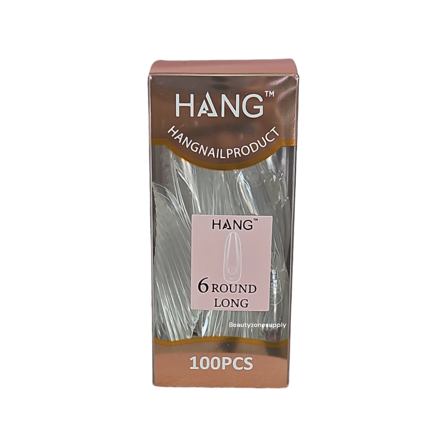 Hang Gel x Tips Premium 100 pc Refill Box Round Long