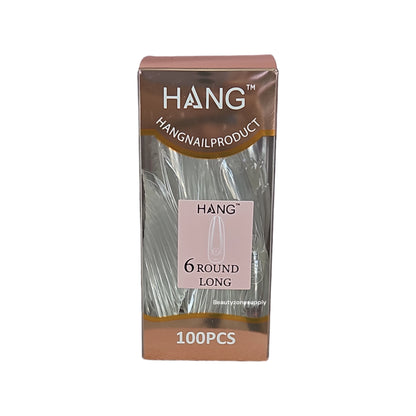 Hang Gel x Tips Premium 100 pc Refill Box Round Long