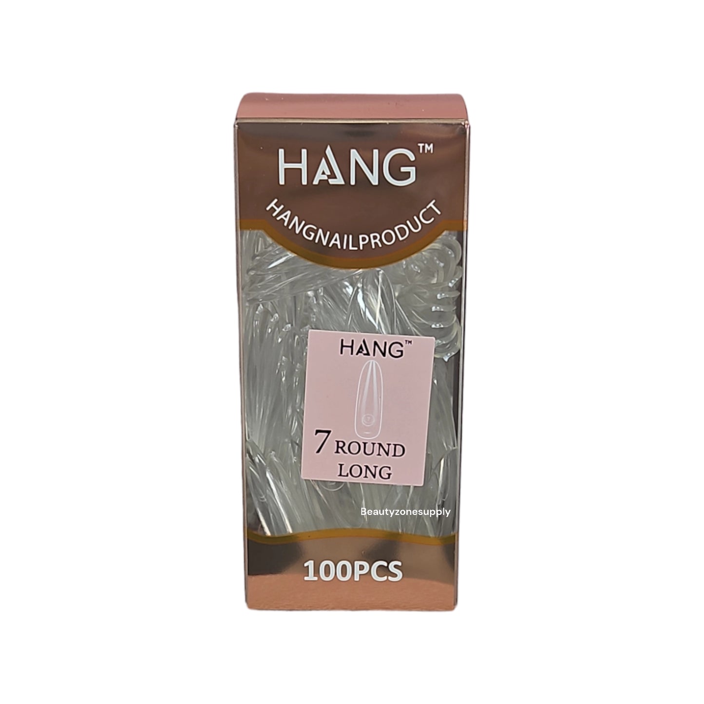 Hang Gel x Tips Premium 100 pc Refill Box Round Long