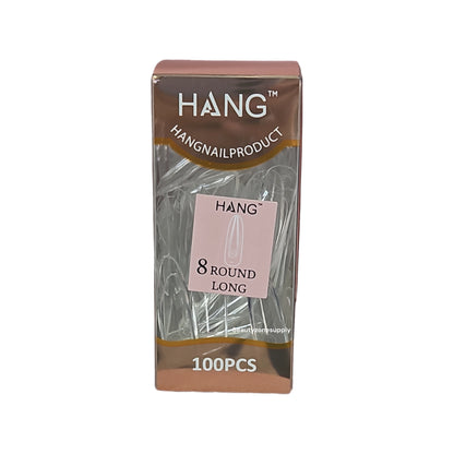 Hang Gel x Tips Premium 100 pc Refill Box Round Long